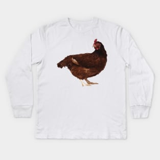 Chicken Kids Long Sleeve T-Shirt